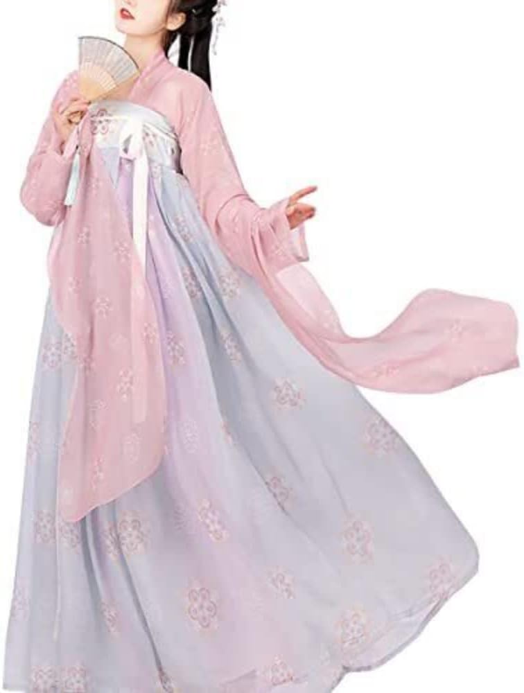 Women's Chinese Hanfu Qixiong Ruqun Tube Dress Outfit Dynasty /876
