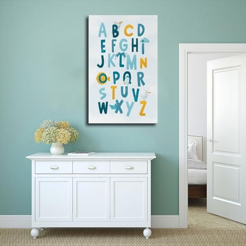 Toile océan au design minimaliste | Impression artistique grand format pour chambre