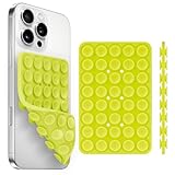 Yojaro Silicone Suction Cup Phone Case Mount Double Sided, Phone Accessories Hands-Free Strong Grip Holder for Selfies and Videos, Silicon Phone Stand for iPhone and Android Green