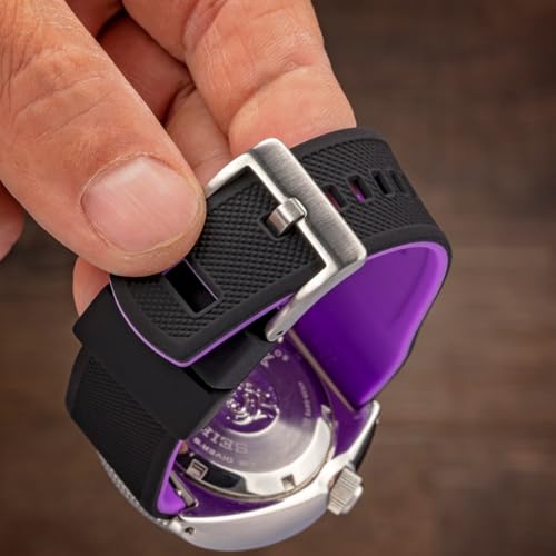 Image of BARTON Elite Silicone Watch Bands - Gold Buckle Quick Release