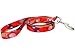 Dutch Dog Amsterdam Fashion Dog Leash, 5-Feet, Ruby Harvest