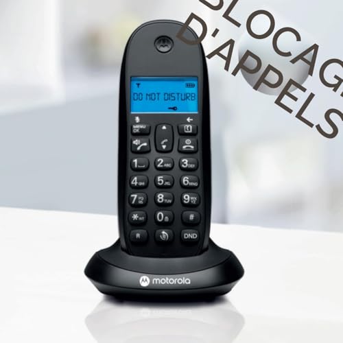 Téléphone Sans Fil Motorola C1001 CB+ DECT – Blocage d'Appels, 50 Contacts - vue 6
