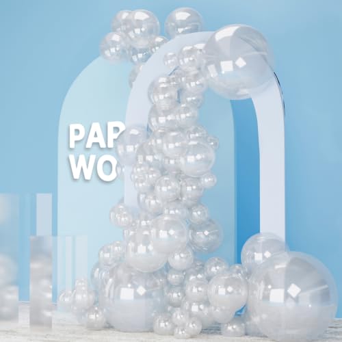 PartyWoo Clear Balloons 85pcs Different Sizes of 18 12 10 5 Inch