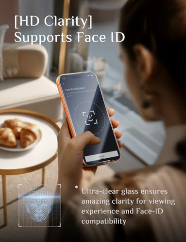 Image of MAGIC JOHN for iPhone 17 Pro Max Screen Protector Tempered Glass 6.9 inch | 2Pack, Auto Dust-Elimination, Easy Installation, Bubble Free, HD Clear