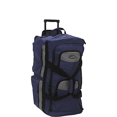 Olympia Luggage 22' 8 Pocket Rolling Duffel Bag