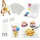Bukbas Magic Puffy Paint, 3D Schaum Textur-Malset für Kinder, Magic Texture Painting DIY Kreativset Set mit 12 Farben Marker, DIY Textur-Malset für kreatives Zeichnen