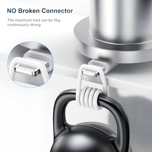 Image of mifaso iPhone USB C to Lightning Cable 20W [MFi Certified],3.3 Ft Power Delivery High Speed Charging Cord for Apple 14 /14 Pro /14 Pro Max /14 Plus /13 /13 Pro /13 Mini /13 Pro Max /12 /11 /XS /XR /X /8 /iPad,White