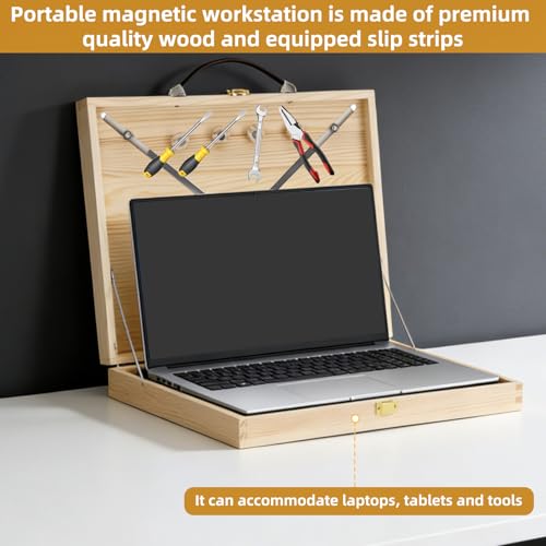 Base magnética portátil para laptop hasta 50 libras miniatura 6