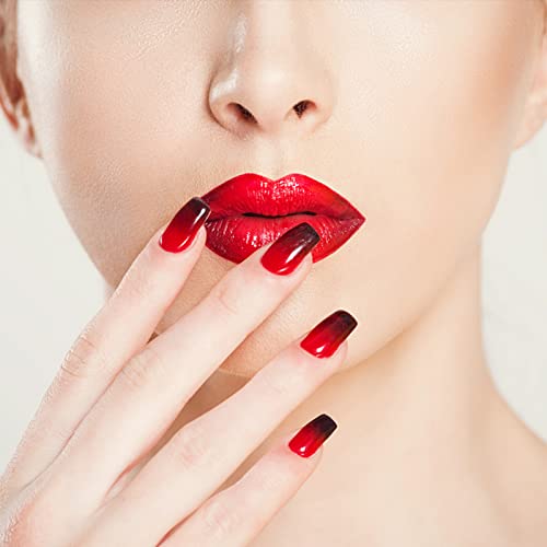 Arqumi 500 punte per unghie, unghie finte quadrate...