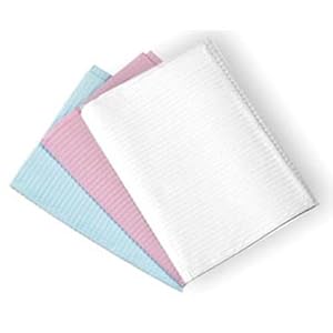 Crosstex WPXDRT SANI-TAB Chain-Free Patient Towel, 3-Ply, 19″ x 13″ Size, Dusty Rose (Pack of 400)