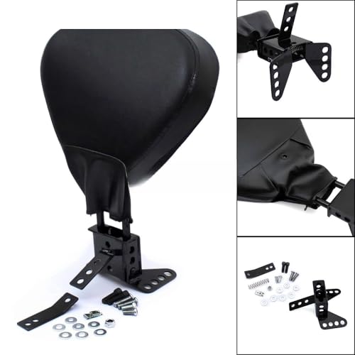 Dossier coussin arrière réglable pour selle conducteur de moto Touring 88-08