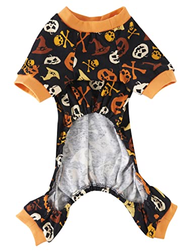 Pijama para perro Halloween calabaza talla XL miniatura 4
