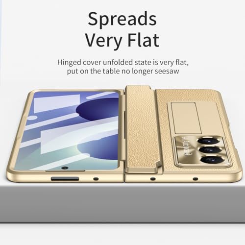 Coque luxe Samsung Galaxy Z Fold 8 protection intégrale or clair - 6
