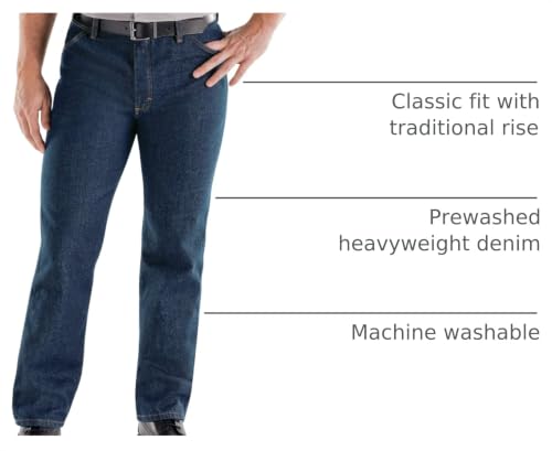 Red Kap Men's Classic Work Jean, Prewashed Indigo, 36x34 by Red Kap - Used condition - Image 2