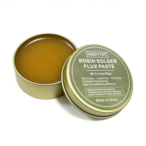 Image of 100g Rosin Soldering Flux Paste Solder Flux for Welding, High-Quality Flux Core Solder Paste No-Clean & Lead-Free Liquid Solder Paste for Electronic Repair Home Appliance 3.5oz