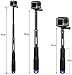 Homeet Extendable Action Camera Selfie Stick, 19
