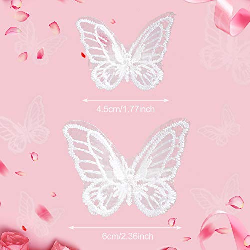 Pinzas para cabello con diseño de mariposa 18 piezas miniatura 3