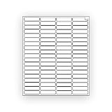 800 EcoSwift Shipping Labels 1 3/4 x 1/2 inches Mailing Address Return Inventory Blank White Self Adhesive for Laser Inkjet Printer 1.75 x 0.5