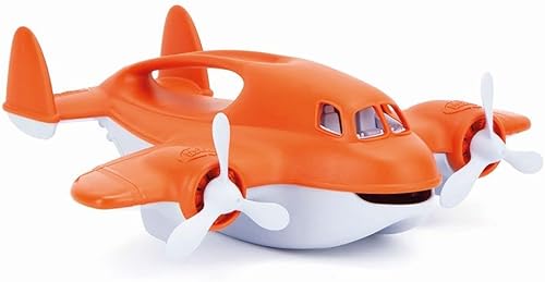 Miniatura 8 de Green Toys Fire Plane - Juego de simulación, habilidades motoras, vehículo de juguete de baño para niños. Sin BPA, ftalatos, PVC. Apto para
