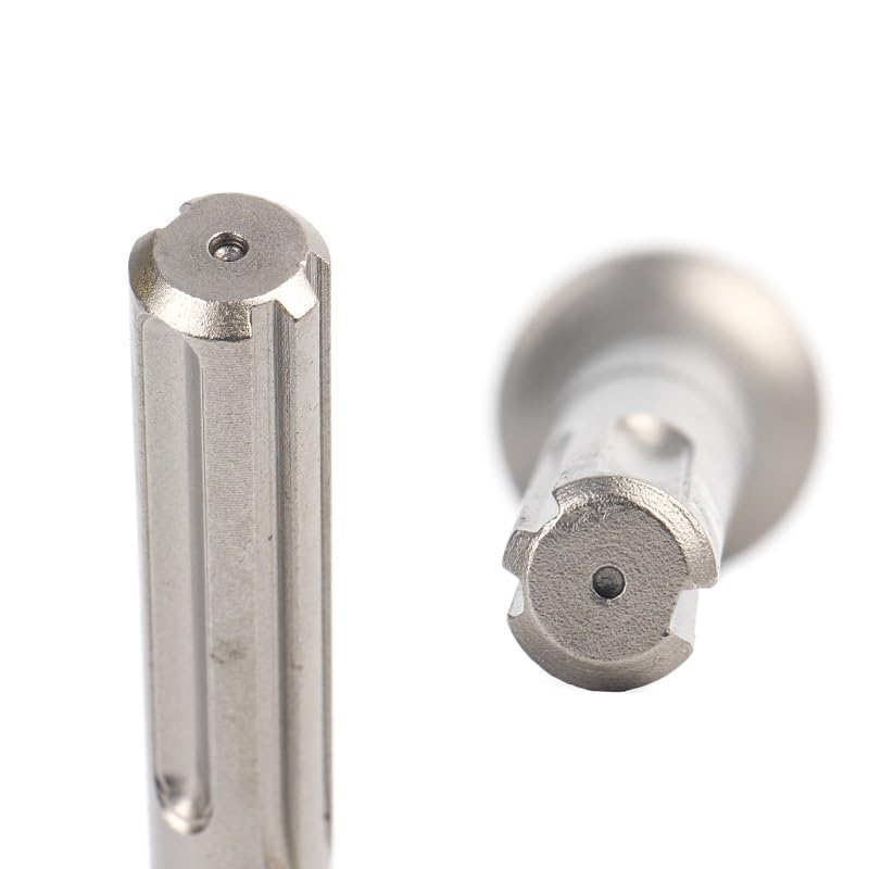 1 pz Punta in lega Scanalatura Scalpello Piatto Rotondo SDS Max Scalpello Martello Elettrico Punte for Trapano Utensili for Muratura for Superficie in Cemento di Muro in Pietra(12Teeth(Round))