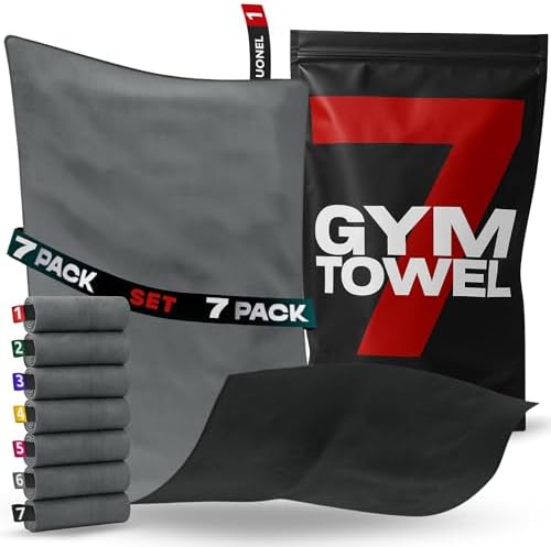 Sweat Towels Set 7 - Quick Dry Gym Towel Man and Woman Microfibre...