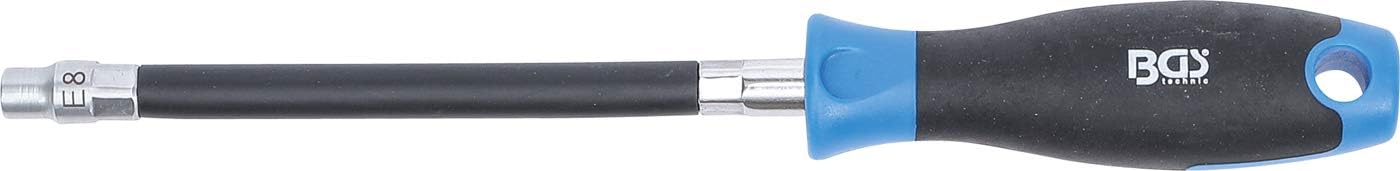 BGS 70024 | Flexible Socket Driver | E-type E8 | Blade Length 150 mm