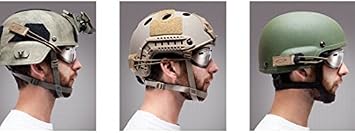 Tactical Bungee Goggle Strap Kit for ACH/MICH/OPS-Core FAST/etc. Combat Helmet