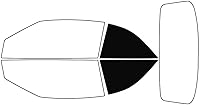 Vista 1 de Rvinyl Kit de tinte de ventana compatible con Audi A5 2010-2017 (convertible) - Kit de precorte trasero - 5%
