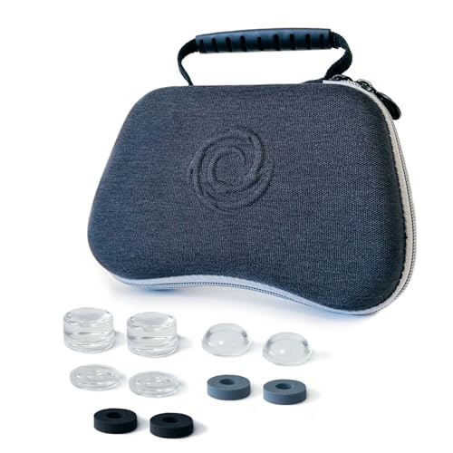 Oniverse Universal Controller Hart Hülle Tasche für PS5, PS4, Xbox One Series X|S, mit Griff, Stoßfest, Kratzfester Samt-Innenausstattung, Zubehörfach (Tasche)