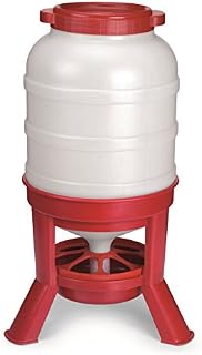 Little Giant Plastic Dome Feeder (60 Lb) Heavy Duty Plastic Gravity Fed Poultry