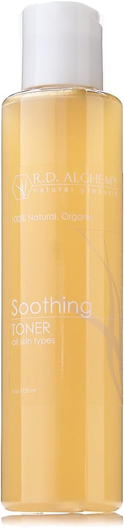 RD Alchemy - 100% Natural & Organic Soothing Toner - Soothing and Calming for Dry, Irritated or Sensitive Skin. Perfect for Home or Professional use to Reduce Redness and Pore Size.