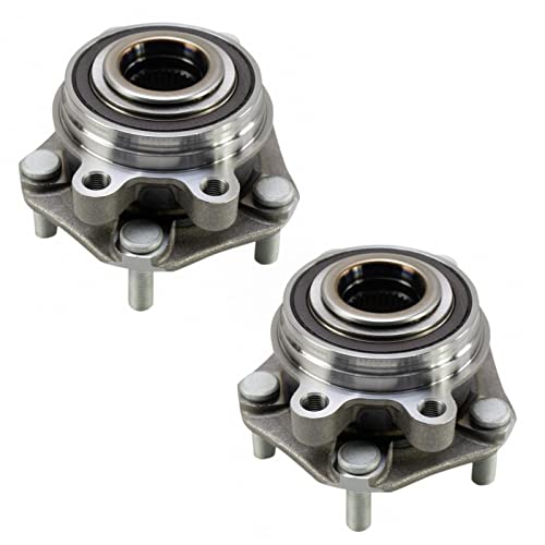 Image of TRQ Front Left and Right Wheel Bearing and Hub Assembly Set 2 Piece