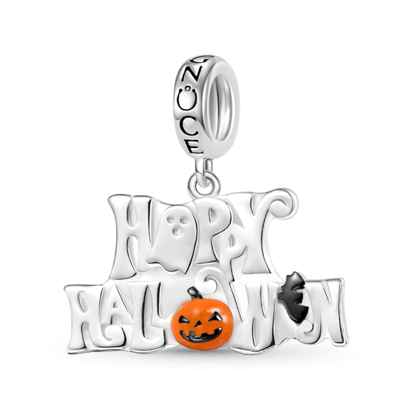 Image of GNOCE Halloween Charm Bracelet Fit Pandora Beads for Women Gift