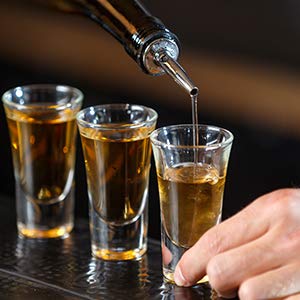 Image of Bar Box Stainless Steel Wine Liquor Bottle Pour Dispenser Tapered Spout Rubber Stopper (Fits Alcohol Bottles up to 1 L, Spirits, Syrup and Olive Oil) -6 Pcs Set with Pourer Caps