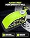 ONVIAN Motorcycle Disc Brake Lock with 120dB Alarm, Rechargeable Waterproof Motorcycle Locks Anti Theft for 7mm Motorcycle Brake Helmet Scooter Wheel Lock 5FT Reminder Cable (Lemon Yellow)