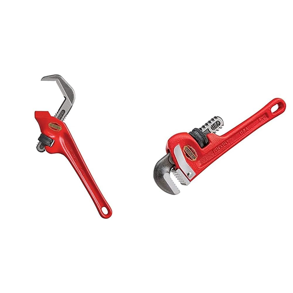 RIDGID Offset Hex Wrench - 9.5" Pipe Wrench -14
