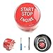 znwiem Bouton de démarrage/arrêt Moteur Rouge pour BMW F20 F30 F10 F01 F25 F26 Pièces de Rechange, ABS Red