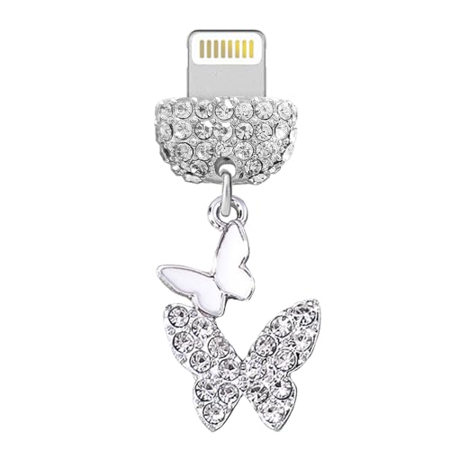 ELISE & FONDA CP670 USB�[�d�|�[�g �N���X�^�� �h�o�v���O ���g���_�u���o�^�t���C�`���[�� iPhone 14/13/12/11/ XS MAX/XR/X/8 Plus/7/6S/8/SE iPad iPod�p(�z���C�g)