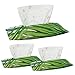 Linkidea Soporte para Caja pañuelos, Paquete 3 servilletas, dispensador pañuelos faciales, Bolsa Almacenamiento Decorativa, Organizador Rectangular Moderno para Cocina, baño, tocador, mesita Noche