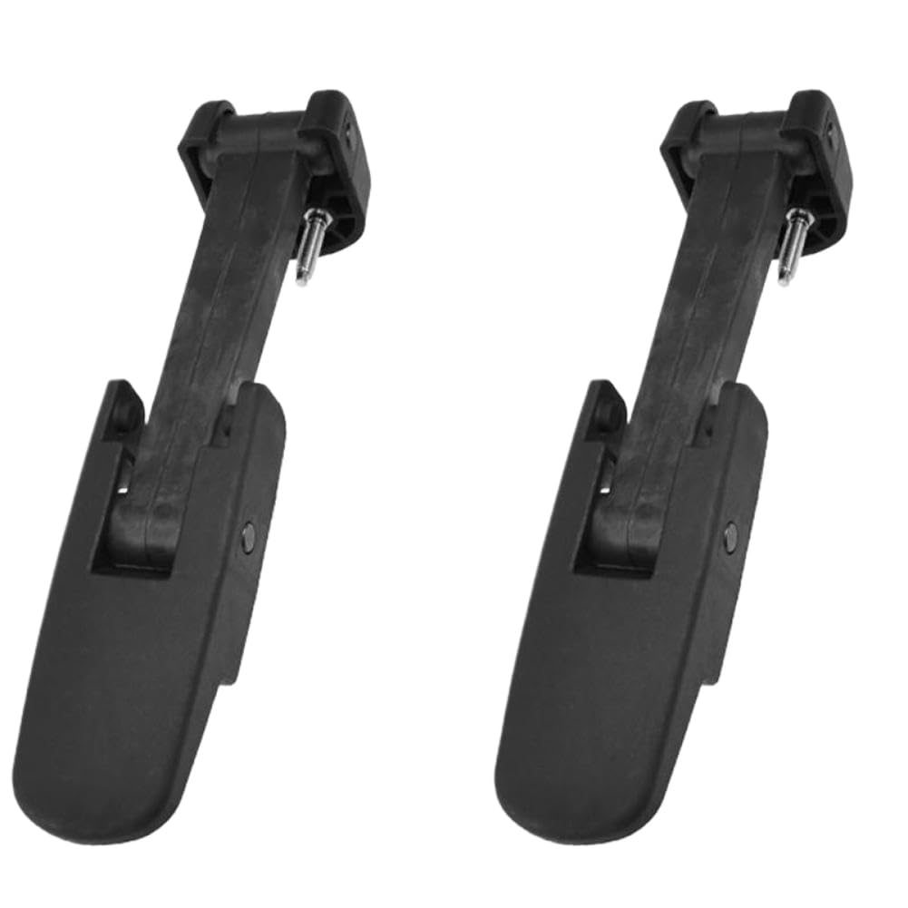 Wjtkkzznq Onecolor 2X Black Bonnet Hood Release Rod Lock Latch Compatible With H2 Topkick 2003-2009