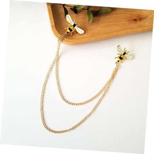 Broche abeille vintage pour accessoiriser un pull en maille - 2