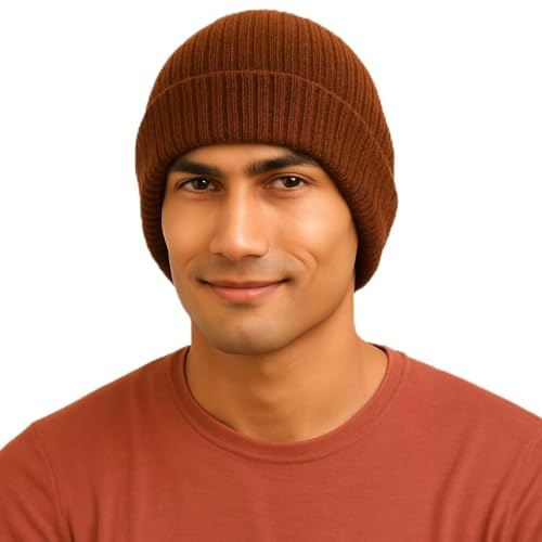 Image of TEKCOOL Beanie Cap for Men Woolen Winter Cap for Men Woolen Cap for Women in Winter for Thermal Wear Stylish Soft Winter Caps for Boys & Girls for Warm Wear Head Winter Cap Woollen Garam Topaa