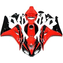 ABS Fairing kit Bodywork for 2006 2007 Honda CBR1000RR Full Fairings CBR 1000RR 06 07 Injection Body Frame Panel Body Kit Set - Red & Black