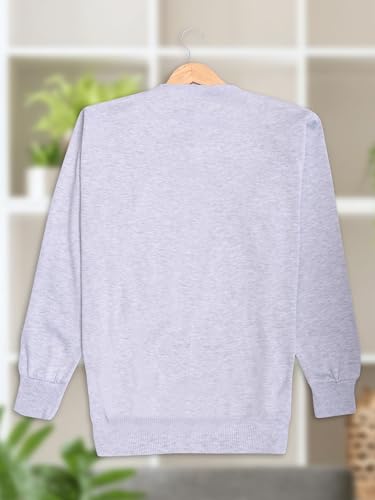 Image of Mack Jonney Fleece Regular Fit Printed Round Neck Sweatshirt for Men-MACK639320