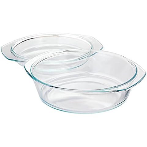 Judge Kitchen Glass Casserole 2L with Lid Cover