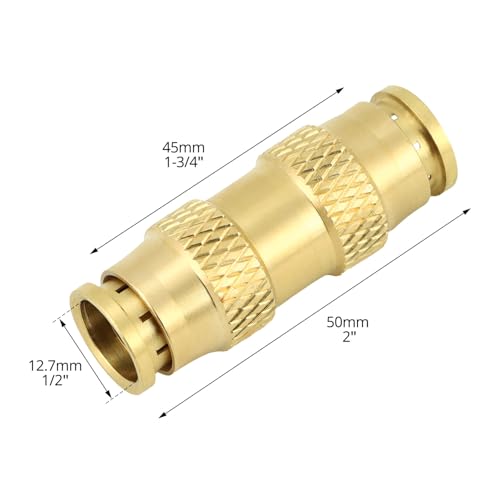QWORK Push to Connect Fittings - 1/2" Tube & Air Hose, 10 Pack Quick Connect Pneumatic Fittings by QWORK - Image 6