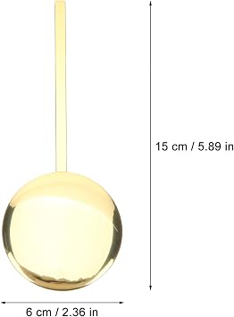 Metal Pendulum Replacement Wall Clock Pendulum Replacement Quartz Clock Pendulum Parts Metal Pendulum Accessories for DIY Hanging Swing Mantle Clock Repair Supply Golden 15cm