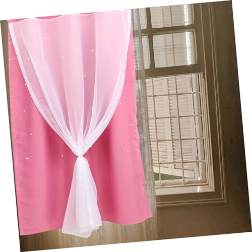 Cortinas opacas estilo princesa para decoración de dormitorio y ventanas de casa 8