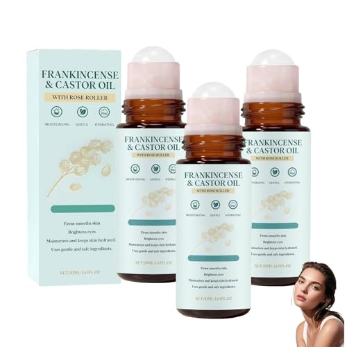 Huile de ricin à l'encens pour votre routine de massage au quartz rose