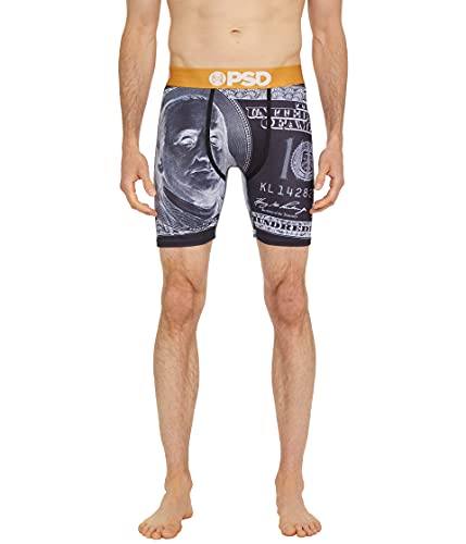 PSD Men s Boxer Brief (Black Inverted Benji, S)